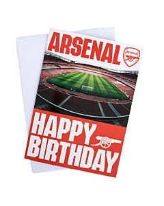 Arsenal FC Musical Birthday Card Maznun Football