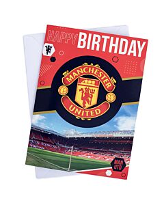 Manchester United FC Musical Birthday Card Maznun Football
