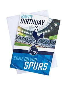 Tottenham Hotspur FC Musical Birthday Card Maznun Football