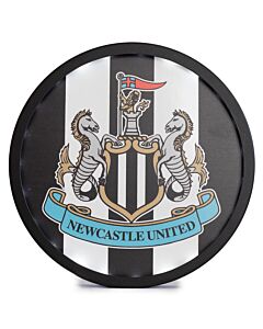 Newcastle United FC Metal LED Logo Sign Maznun Football