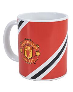 Manchester United FC Core Stripe Mug Maznun Football