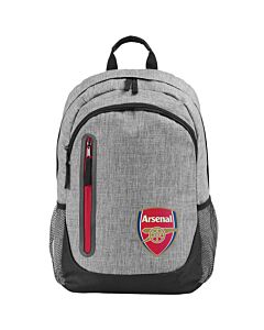 Arsenal FC Heather Grey Backpack Maznun Football