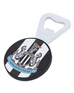 Newcastle United FC PVC Round Magnetic Bottle Opener Maznun Football