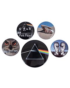 Pink Floyd Classic Button Badge Set Maznun Football
