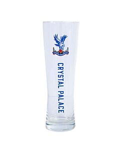 Crystal Palace FC Tall Beer Glass Maznun Football