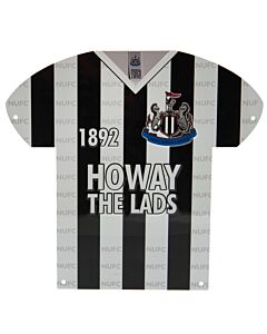 Newcastle United FC Metal Shirt Sign Maznun Football