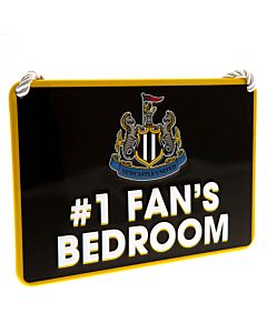 Newcastle United FC Bedroom Sign No1 Fan Maznun Football