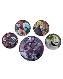 The Nightmare Before Christmas Button Badge Set Maznun Football