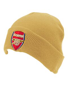 Arsenal FC Gold Cuff Beanie Maznun Football