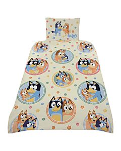 Bluey Frames Single Duvet Set Maznun Football