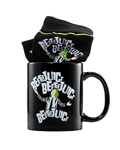 Beetlejuice Mug & Sock Set Maznun Football