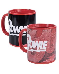 David Bowie Heat Changing Mug Maznun Football