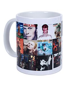 David Bowie Album Collage Mug Maznun Football