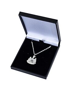 Newcastle United FC Silver Plated Boxed Pendant Maznun Football