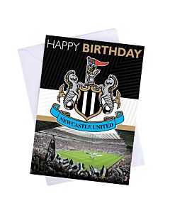 Newcastle United FC Musical Birthday Card Maznun Football