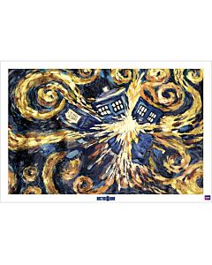 Doctor Who Exploding Tardis Poster 3 Maznun Football