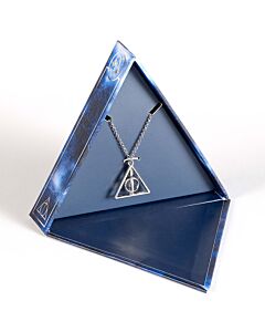 Harry Potter Spinning Deathly Hallows Necklace Gift Box Maznun Football