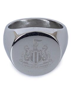 Newcastle United FC Round Signet Ring Medium Maznun Football