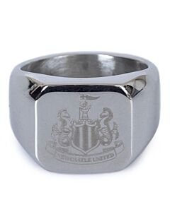 Newcastle United FC Square Signet Ring Small Maznun Football