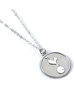 Tottenham Hotspur FC Silver Finish Necklace Maznun Football