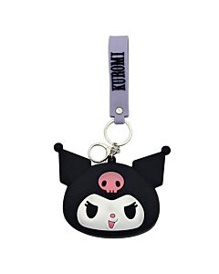 Kuromi PVC Coin Purse Keyring-TM-06474 Maznun Football