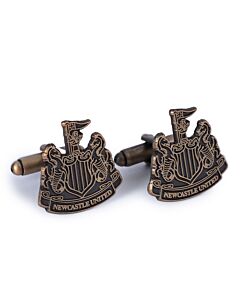 Newcastle United FC Antique Gold Cufflinks Maznun Football