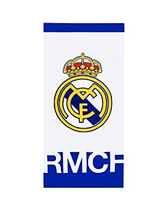 Real Madrid CF White Towel Maznun Football