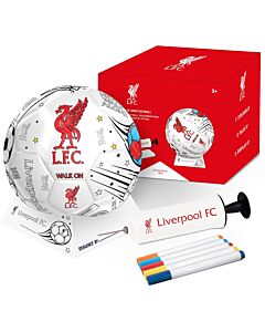 Liverpool FC 'Colour In' Mini Football Set Maznun Football
