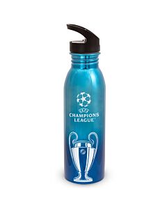 UEFA Champions League UV Metallic Drinks Bottle Maznun Football
