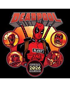 Deadpool Square Calendar 2026 Maznun Football
