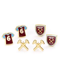 West Ham United FC Stud Earring Set Maznun Football