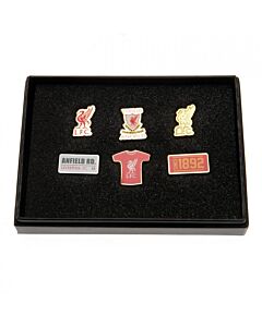 Liverpool FC 6pc Badge Set Maznun Football
