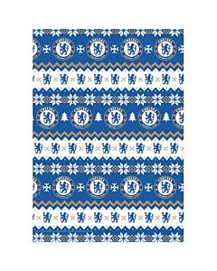 Chelsea FC Christmas Gift Wrap Maznun Football