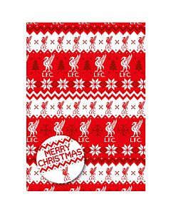 Liverpool FC Christmas Gift Wrap Maznun Football