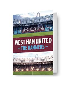 West Ham United FC 3D Lenticular Birthday Card Maznun Football