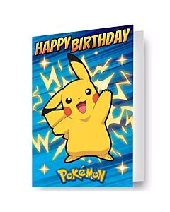Pokemon 3D Lenticular Birthday Card Maznun Football