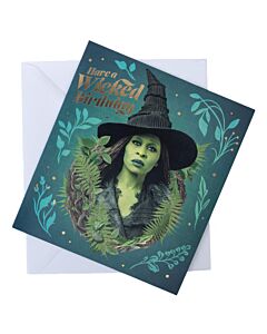 Wicked Elphaba Birthday Card Maznun Football