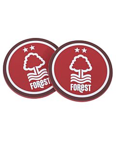 Nottingham Forest FC 2pk Coaster Set Maznun Football