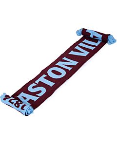 Aston Villa FC Nero Scarf-TM-07313 Maznun Football