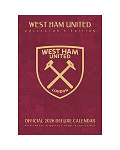 West Ham United FC Deluxe Calendar 2026 Maznun Football