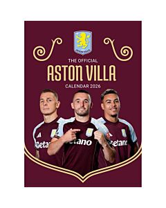 Aston Villa FC A3 Calendar 2026-TM-07077 Maznun Football