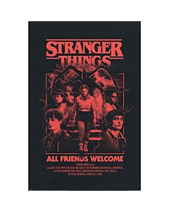 Stranger Things 5 Poster All Friends Welcome 49 Maznun Football
