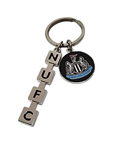 Newcastle United FC Letter Keyring Maznun Football