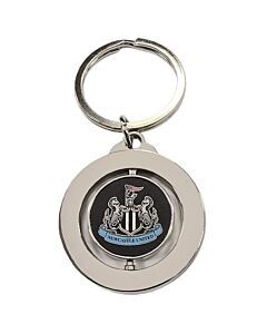 Newcastle United FC Spinner Keyring Maznun Football