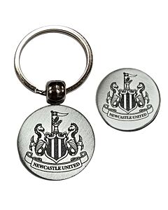 Newcastle United FC Antique Keyring & Badge Set Maznun Football