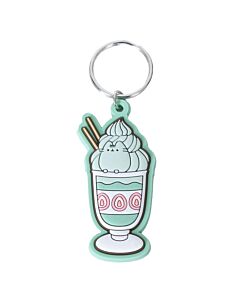 Pusheen Matcha PVC Keyring Maznun Football