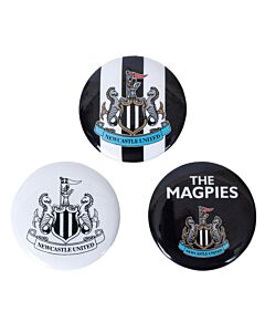Newcastle United FC Button Badge Set Maznun Football