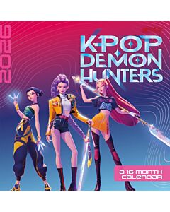 K-Pop Demon Hunters Huntrix Square Calendar 2026 Maznun Football