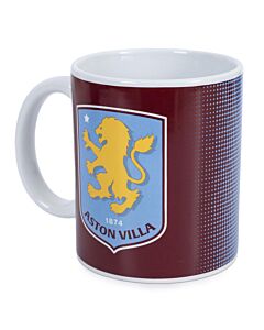 Aston Villa FC Halftone Mug-TM-07504 Maznun Football