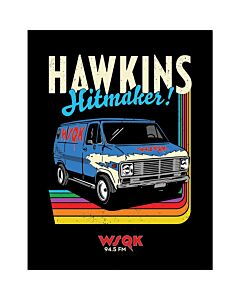 Stranger Things Hawkins Hitmakers Framed Picture 16 x 12 Maznun Football
